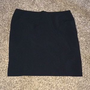 Plus size black pencil skirt